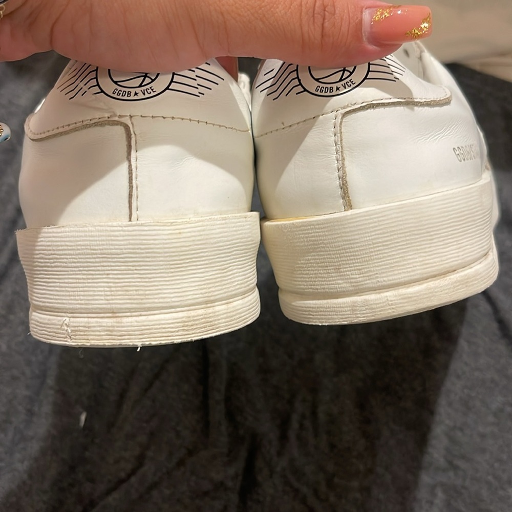 Golden Goose White Leather Sneakers - Picture 14 of 17